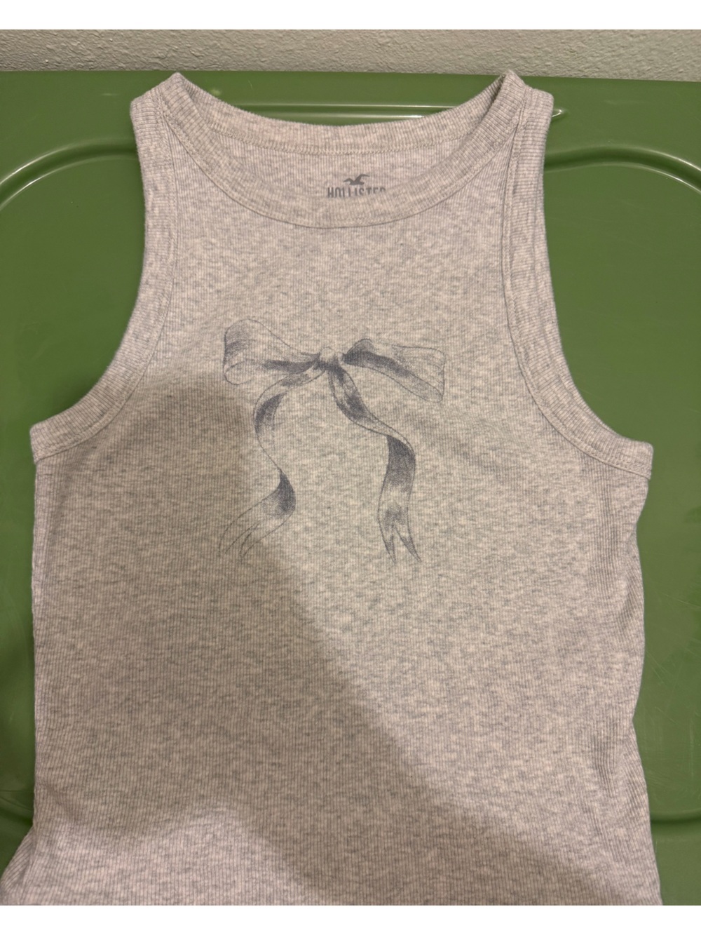 Hollister Heather Gray Ribbed Tank